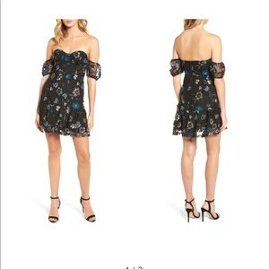 For Love and Lemons Botanic Off Shoulder Dress!